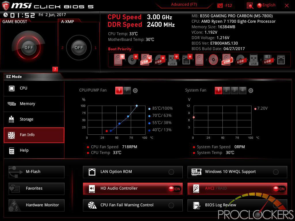 Msi обороты кулера