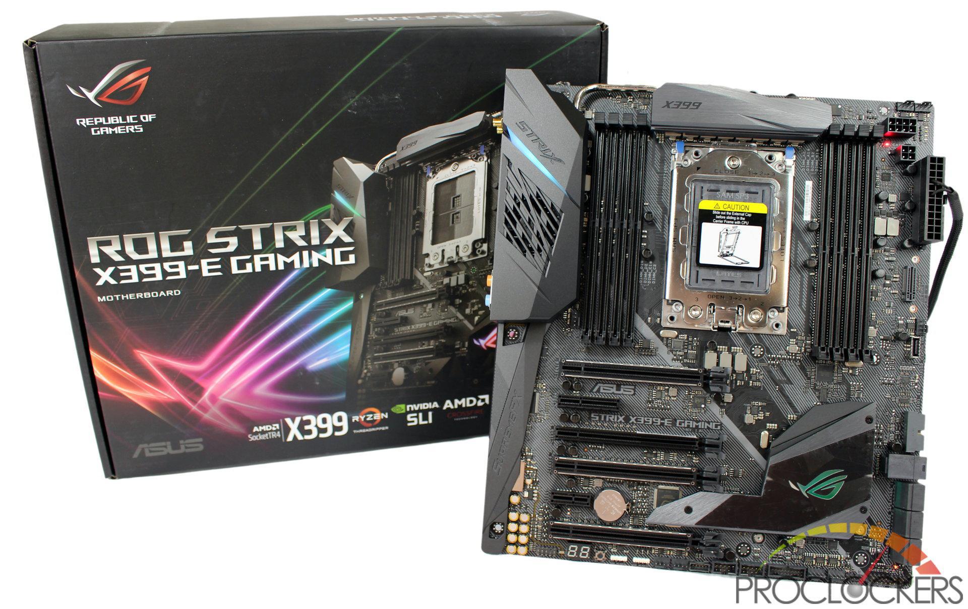 ASUS ROG STRIX X399-E Gaming Motherboard Review | PROCLOCKERS