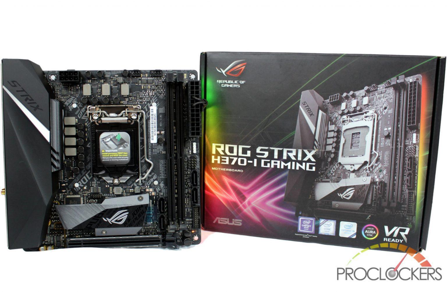 Asus rog strix h370 i gaming обзор