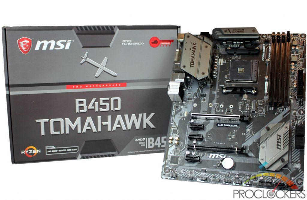 MSI B450 TOMAHAWK Motherboard Review PROCLOCKERS