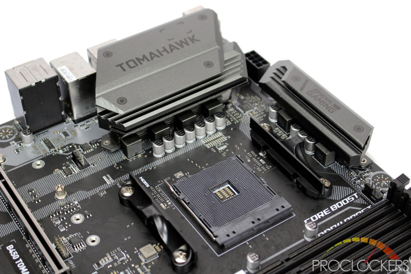 msi m450 tomahawk cpu led on motherboard