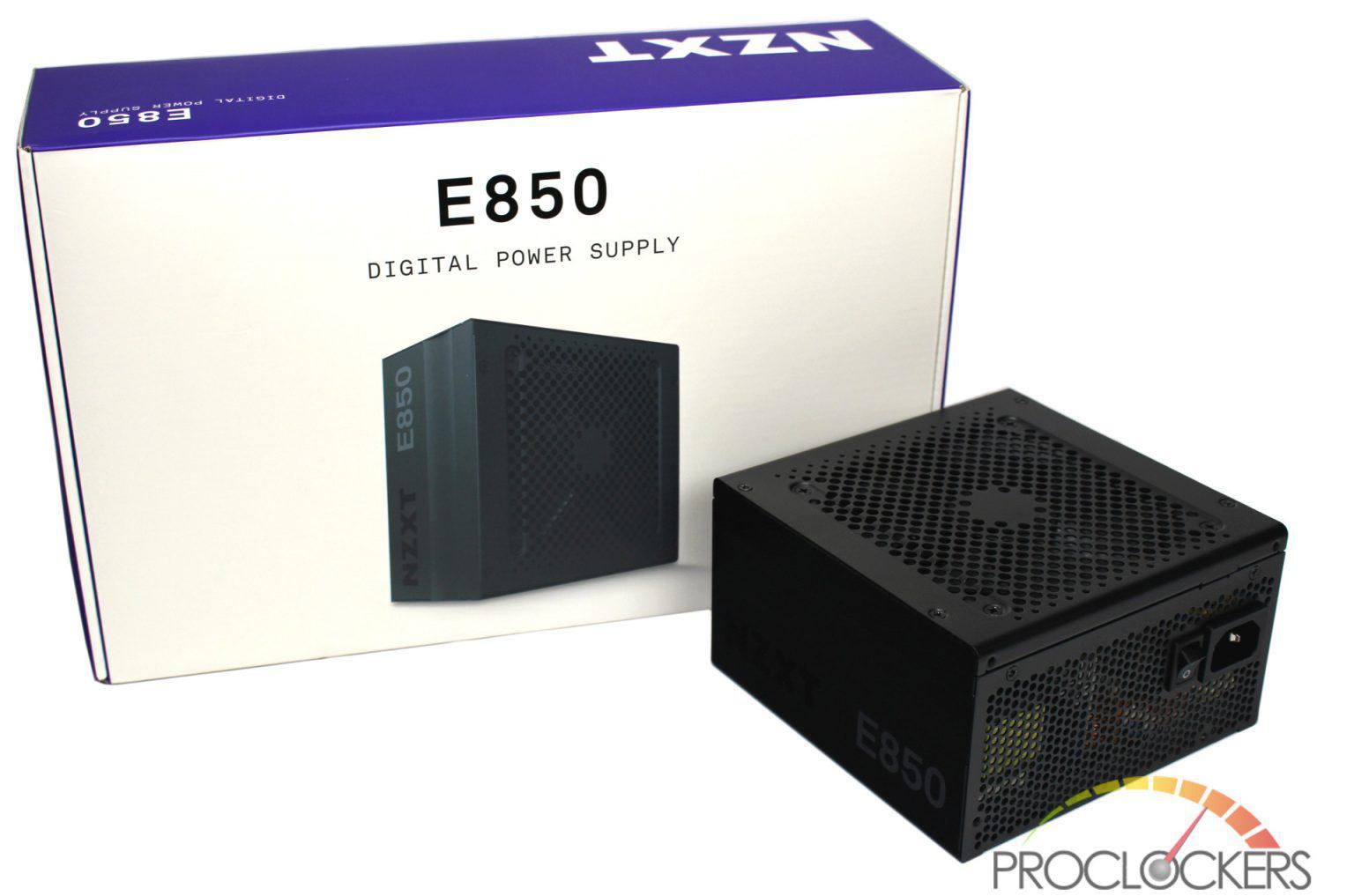 NZXT E850 850W Modular Digital Power Supply review PROCLOCKERS