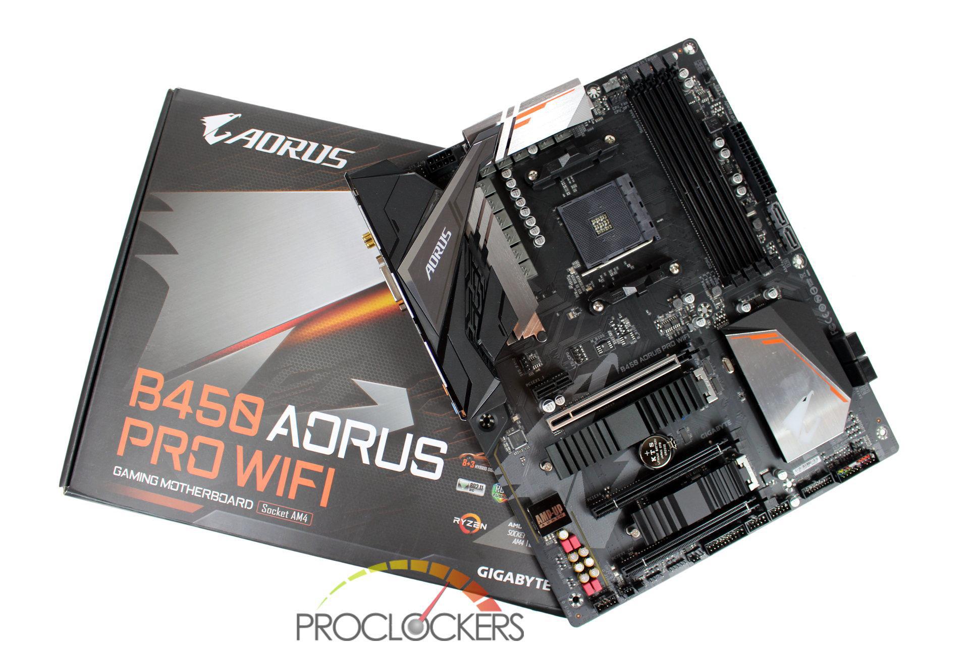 Gigabyte B450 Aorus Pro Wifi Am4 Motherboard Review Proclockers