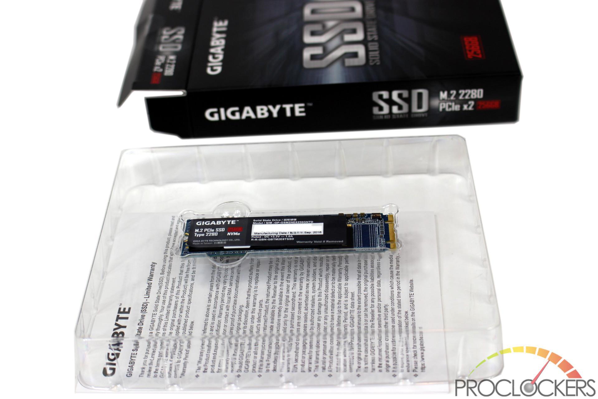 ris Outlaw Bevægelse GIGABYTE M.2 2280 PCIe SSD 256GB Review | Gaming Gorilla