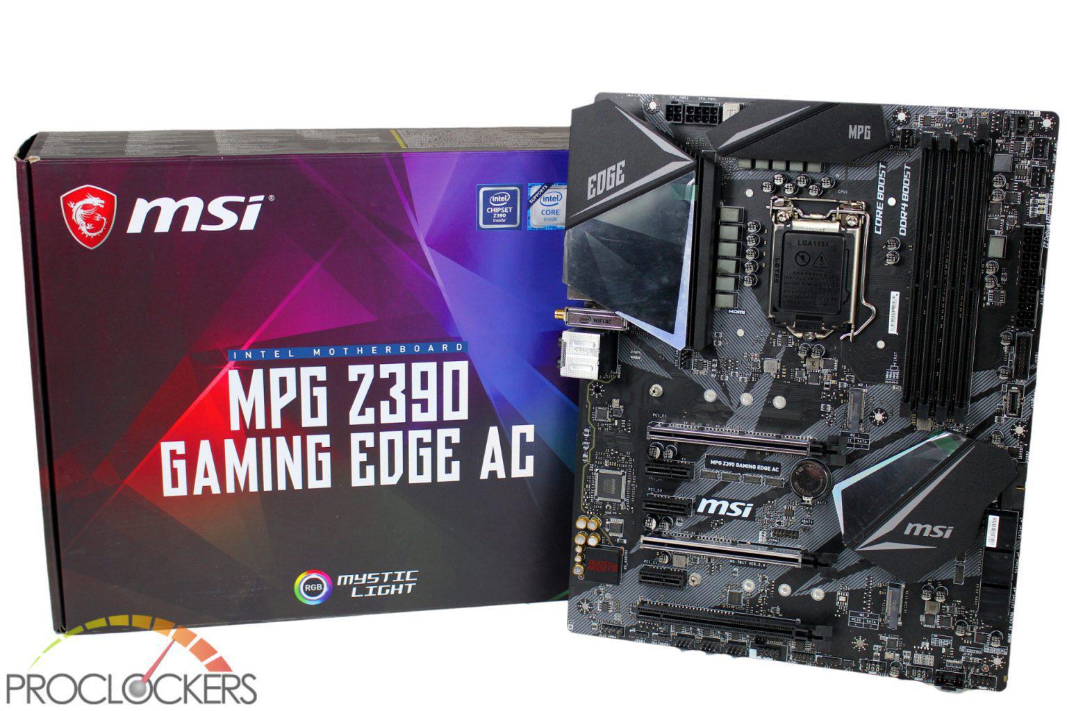 Msi z390 gaming edge ac подключение вентиляторов