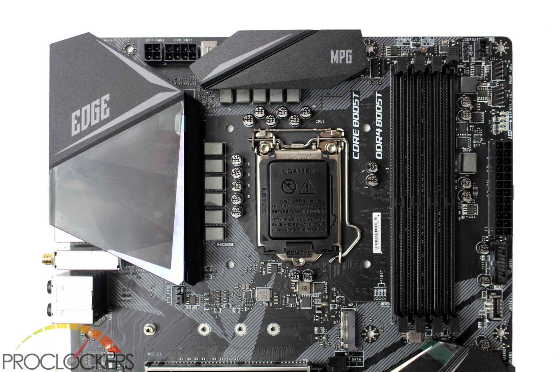 Msi Mpg Z390 Gaming Edge Ac Motherboard Review Page 4 Of 9 Proclockers