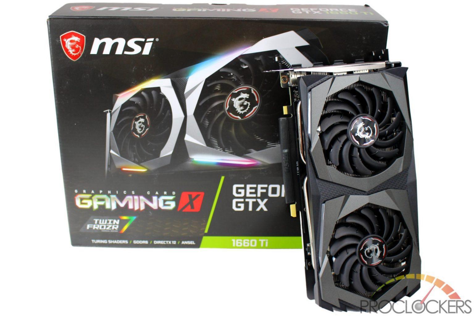 Видеокарта msi geforce gtx 1660 gaming x 6gb обзор