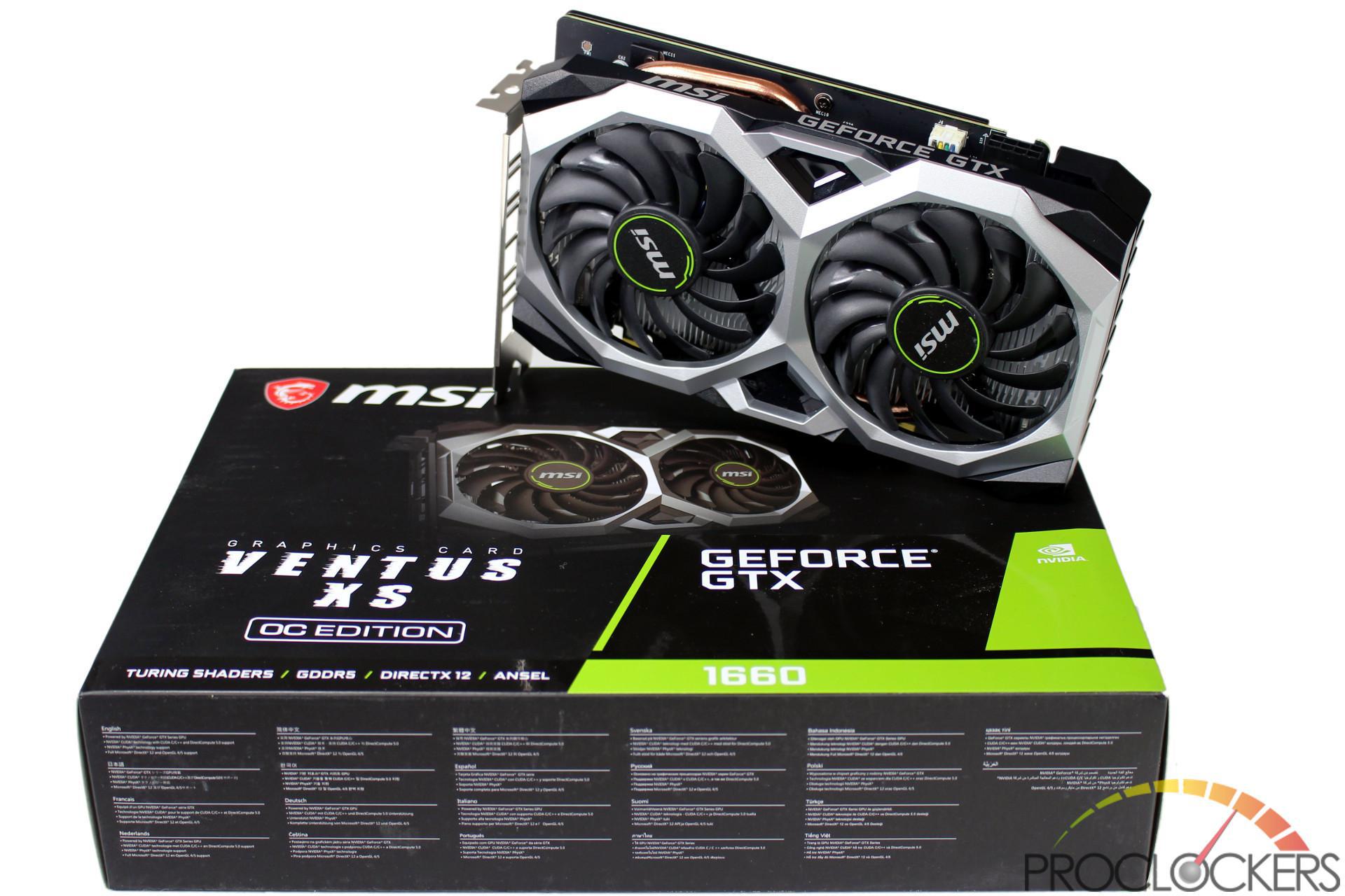 MSI GEFORCE GTX 1660 Ventus XS 6G OC Review | Gaming Gorilla