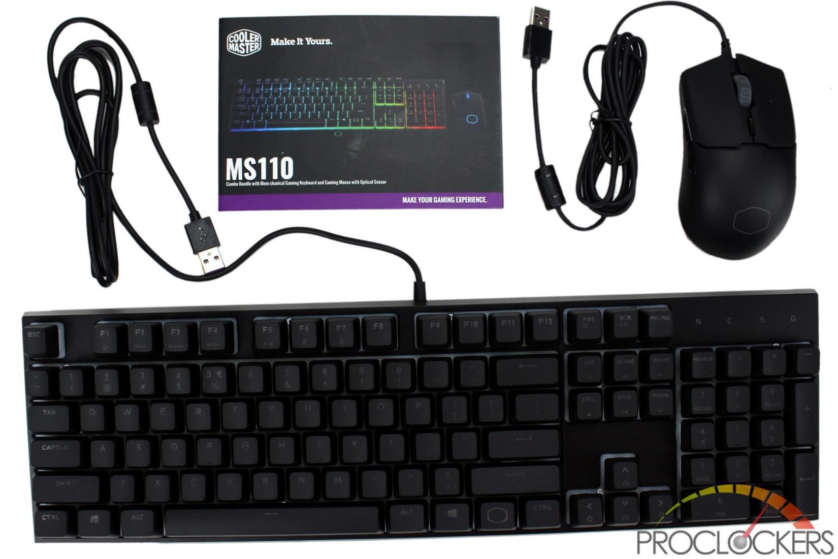 Unboxing ITA] Cooler Master MS110 + MP510 