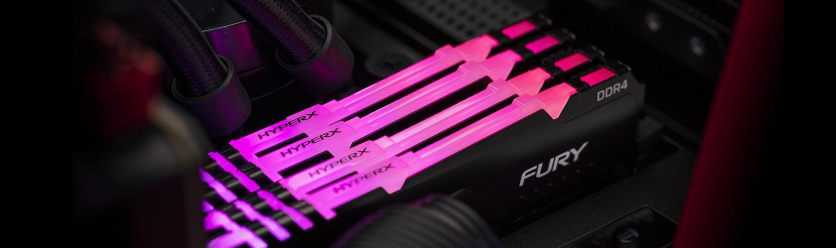 Test mémoire DDR4 HyperX Fury RGB, 32 Go sur deux barrettes !