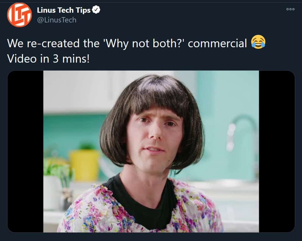 Why Not Both Linus Tech Tips Meme