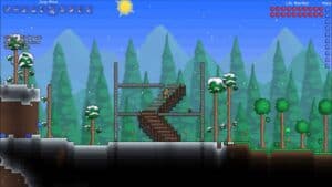 How to make stairs in Terraria